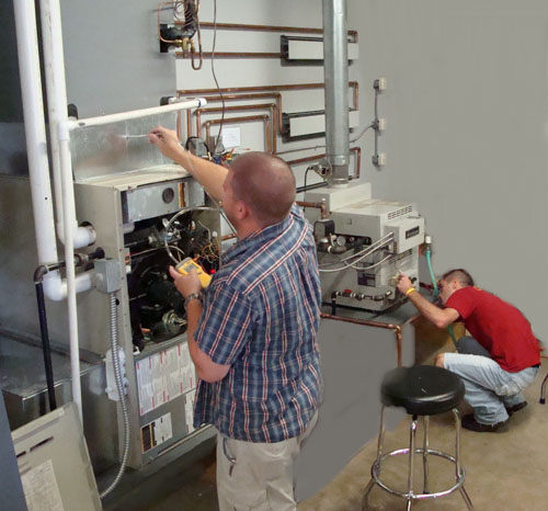Refrigeration, Heating & A/C Lab at UTA