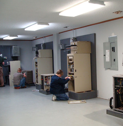 Electrical Lab at the UTA training facility